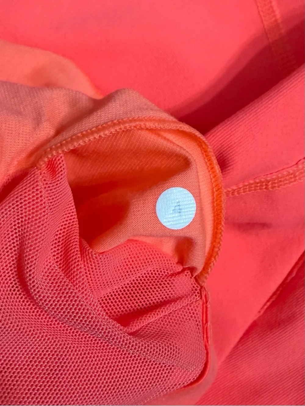 Lululemon Women's Scoop Neck Tank Luon Coral Racerback Top Size 4